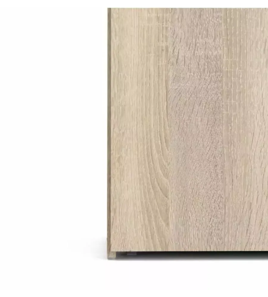 Armadi|Armadio "space" con 2 ante 3 cassetti quercia, 77,60x49,20x200 cm