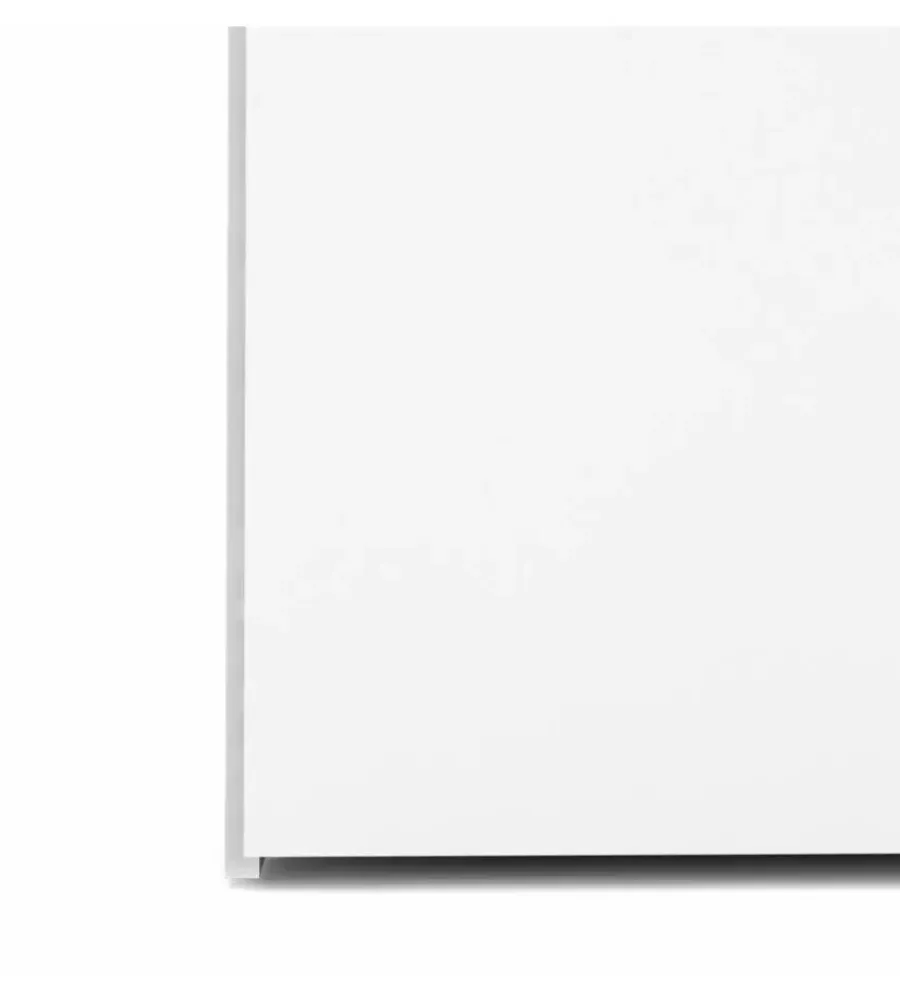 Armadi|Armadio "space" con 3 ante e 3 cassetti bianco, 115,8x49,5x200,4 cm