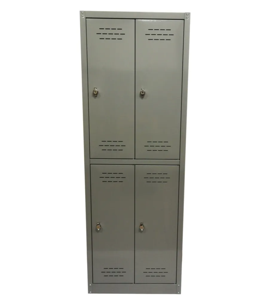 Clearance Armadio spogliatoio in metallo 4 ante, 60x40x167 cm Officina E Garage