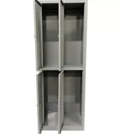 Clearance Armadio spogliatoio in metallo 4 ante, 60x40x167 cm Officina E Garage