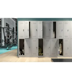 Clearance Armadio spogliatoio in metallo 4 ante, 60x40x167 cm Officina E Garage