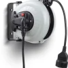 Clearance Arrotolatore elettrico fami con presa schuko 13x22,5x18 cm Compressori