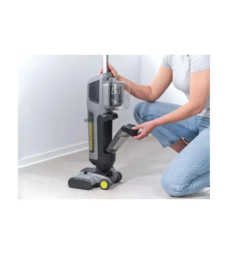 Outlet Aspirapolvere lavapavimenti brushless 3in1 "rhfc18bl-0" 18v solo corpo macchina Aspirazione
