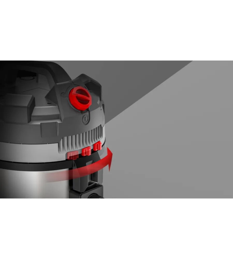Lavorwash Aspiratori|Aspiratore solidi liquidi elettrico lavor "windy 365 ir" 3600w 65 lt 195 l/s