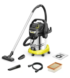 Karcher Aspiratori|Aspiratore solidi liquidi elettrico "kwd 6 p s v-30/8/22/t" 1300w 30 lt
