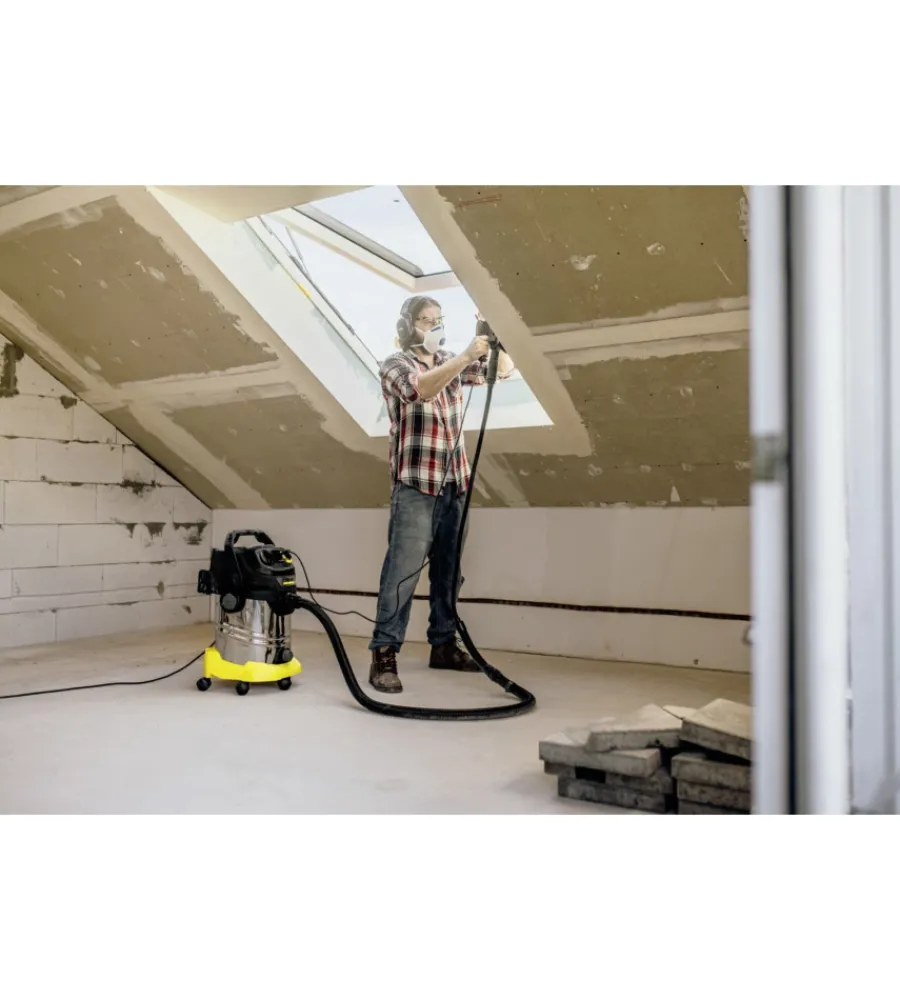 Karcher Aspiratori|Aspiratore solidi liquidi elettrico "kwd 6 p s v-30/8/22/t" 1300w 30 lt
