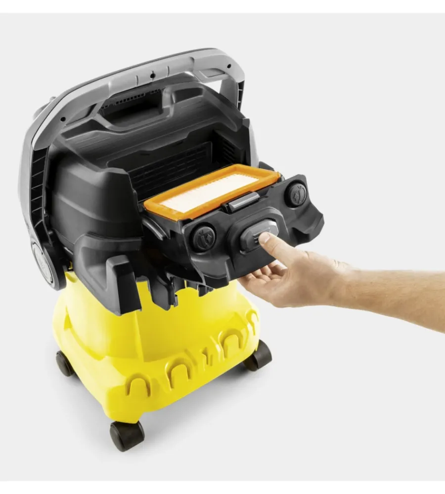 Aspiratori-Karcher Aspiratore solidi liquidi elettrico "kwd 5 v-25/5/22" 1100w 25lt 70 l/s