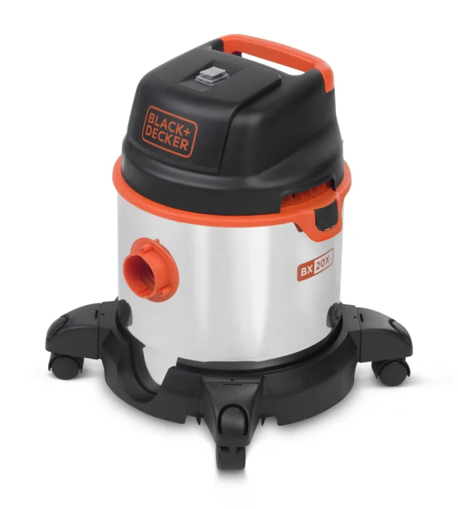Black+Decker Aspiratori|Aspiratore solidi liquidi elettrico "bxvc20xe" 1400w 20 lt 33 l/s