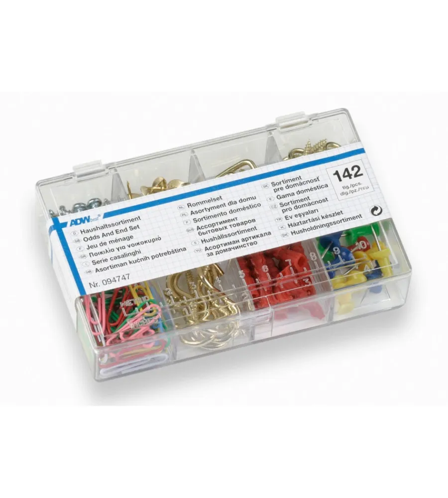 Sistemi Di Fissaggio- Assortimento casa 142 pz.