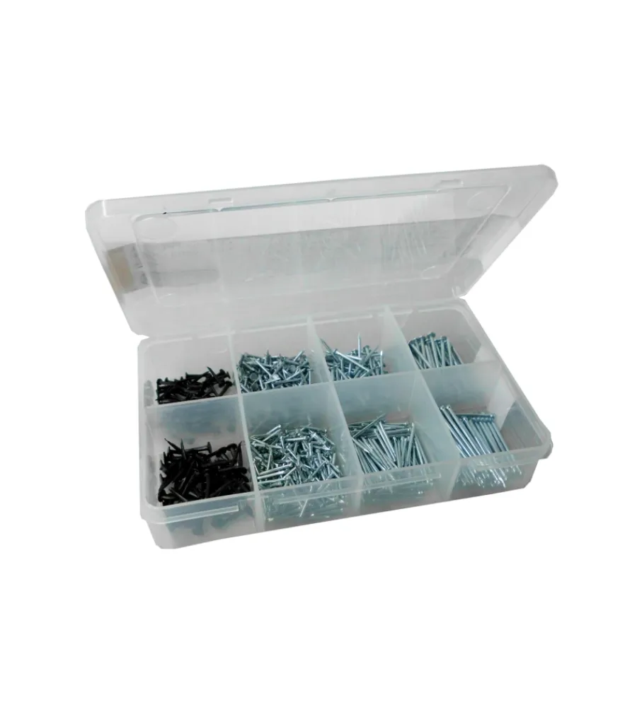 New Assortimento chiodi 750 pz. Sistemi Di Fissaggio