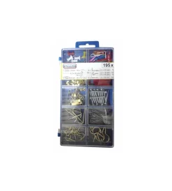 Sistemi Di Fissaggio|Assortimento ganci e tasselli 195 pz.