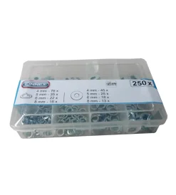 Hot Assortimento rondelle 250 pz. Sistemi Di Fissaggio