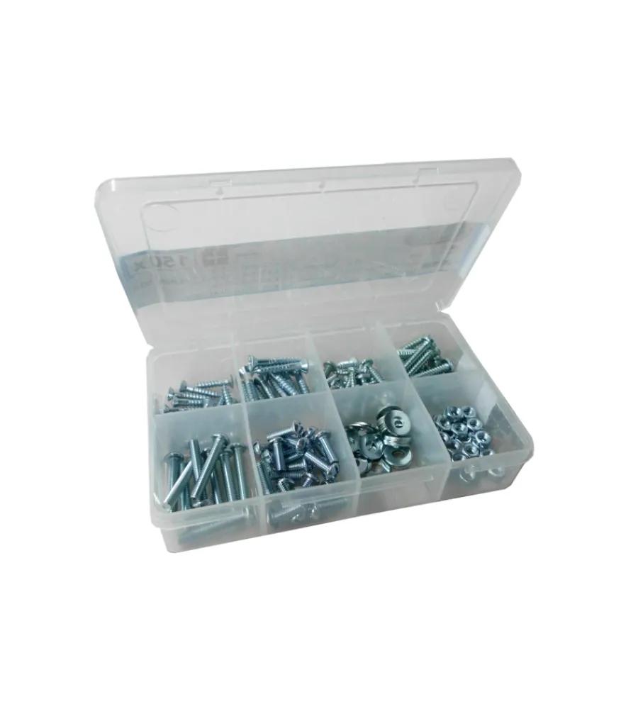 Assortimento viti/dadi/rondelle 150 pz. Sistemi Di Fissaggio