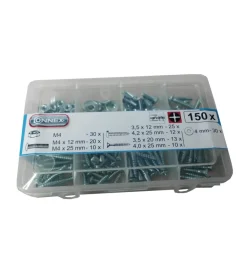 Assortimento viti/dadi/rondelle 150 pz. Sistemi Di Fissaggio
