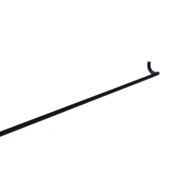 Ferramenta Per Mobili E Infissi- Asta superiore destra a gancio per spagnolette 110 cm.