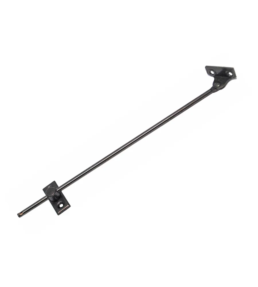 Ferramenta Per Mobili E Infissi- Asta tonda per ante a ribalta - 250 mm. - bronzato
