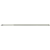 Tessile D'Arredo|Astina per tendine alluminio nichel  terminale a tronchetto estensibile da 40 a 60 cm
