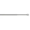 Tessile D'Arredo- Astina per tendine nichel tonda a pressione riducibile da 27 a 36 cm