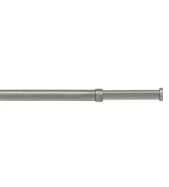 Tessile D'Arredo- Astina per tendine nichel piatta a pressione estensibile da 40 a 60 cm