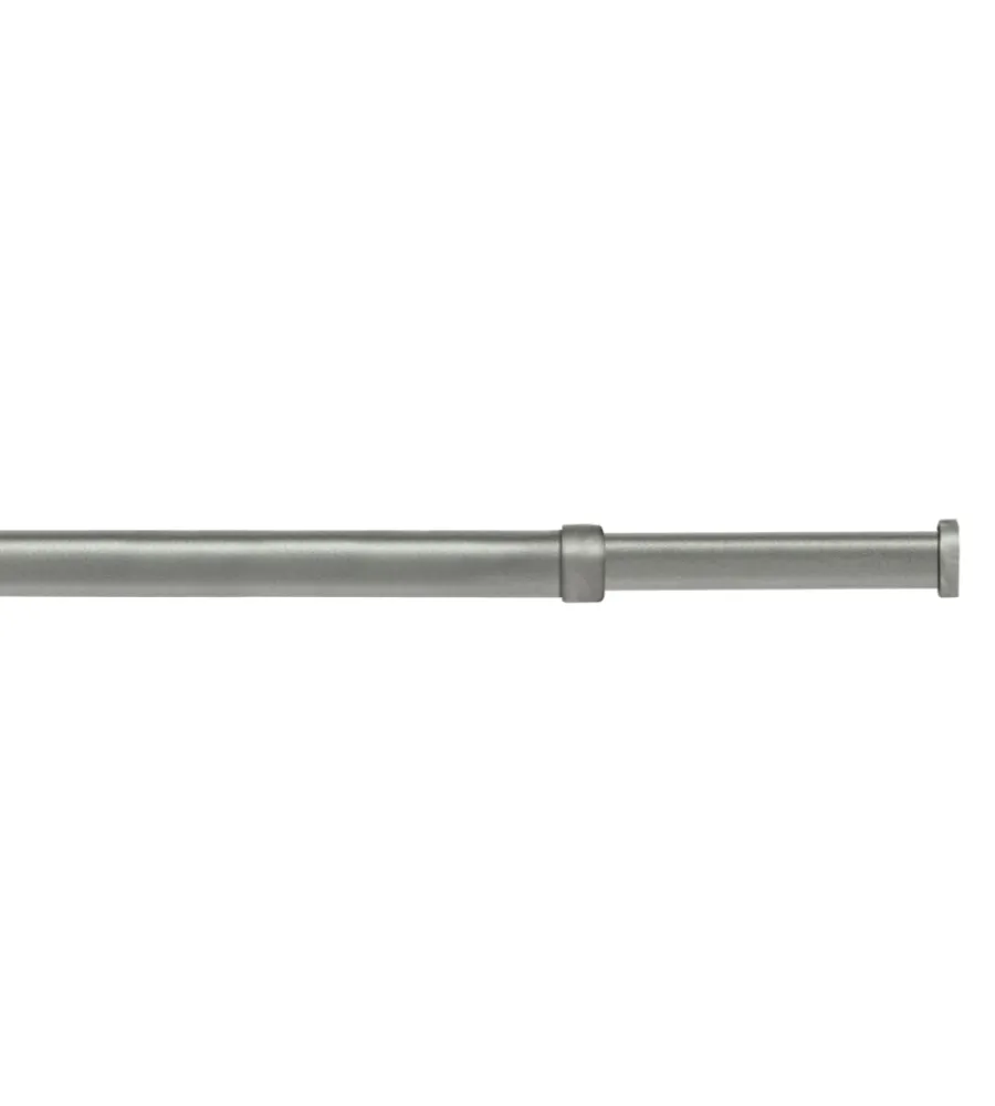 Tessile D'Arredo- Astina per tendine nichel piatta a pressione estensibile da 40 a 60 cm