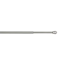Outlet Astina per tendine nichel tonda a pressione riducibile da 36 a 60 cm Tessile D'Arredo