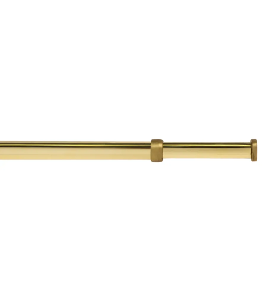 Tessile D'Arredo- Astina per tendine ottone piatta a pressione estensibile da 30 a 40 cm