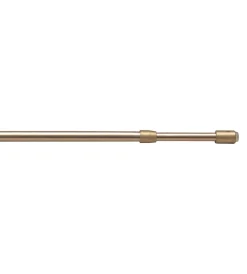 Outlet Astina per tendine tonda colore ottone regolabile estensibile da 50 a 70 cm Tessile D'Arredo