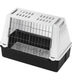 Ferplast Trasportini Per Cane|Atlas car mini trasportino d'auto per cani 72 x 41 x h 51 cm grigio - .