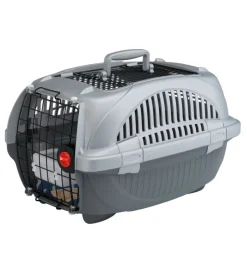 Trasportini Per Cane-Ferplast Atlas deluxe 20 open grigio - trasportino per cane -