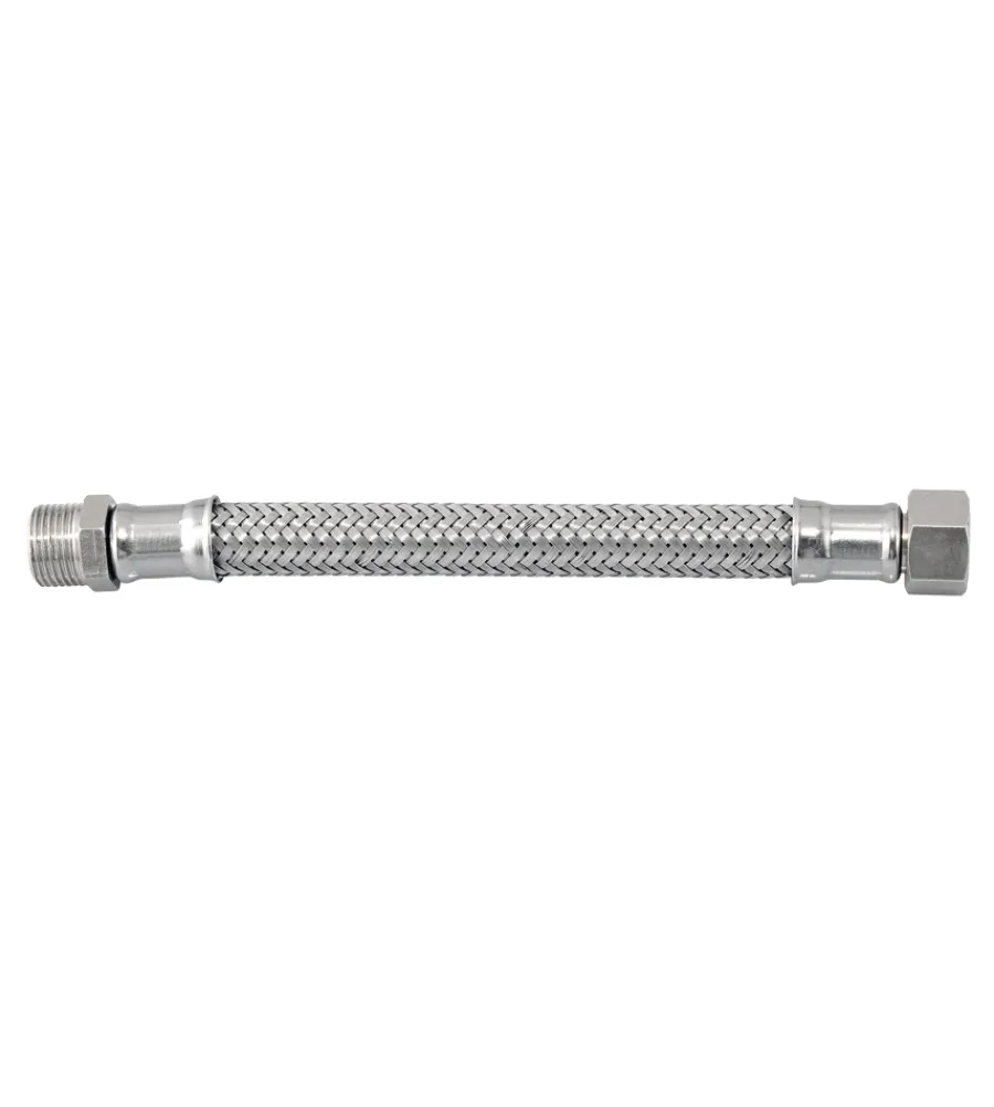 Attacchi Vari-Idro-Bric Attacco flessibile flex normale - 3/8m-3/8f da 50 cm.