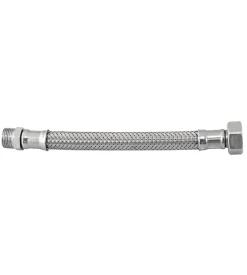 Idro-Bric Attacchi Vari|Attacco flessibile flex normale - 3/8m-1/2f da 40 cm.