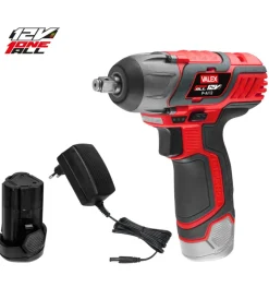 Trapani E Avvitatori-Valex Avvitatore ad impulsi a batteria "p-ai 12" 12v, con batteria 2ah e caricabatterie