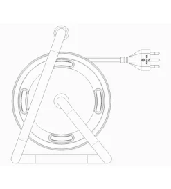 Vimar Avvolgicavi|Avvolgicavo 16a 4 uscite universali 15 m