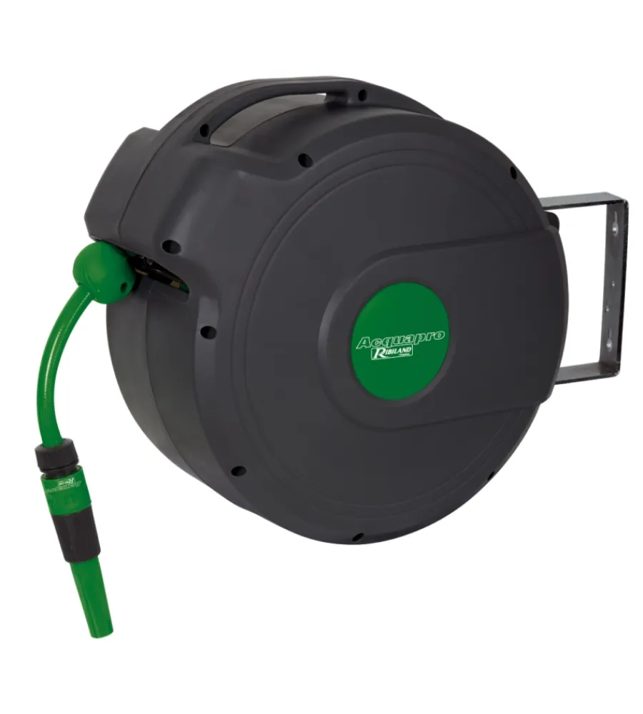 Irrigazione-Ribimex Avvolgitubo automatico con tubo da 20 metri ø 12,5 mm -