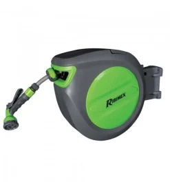 Ribimex Irrigazione|Avvolgitubo da giardino automatico "aquaroll", 30 metri -