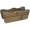 Sale Balconiera da esterno "fala" in legno di pino 50x20x20 cm Coltivazione E Cura