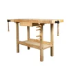 Officina E Garage- Banco da lavoro easy system in legno di quercia 148x61x86cm