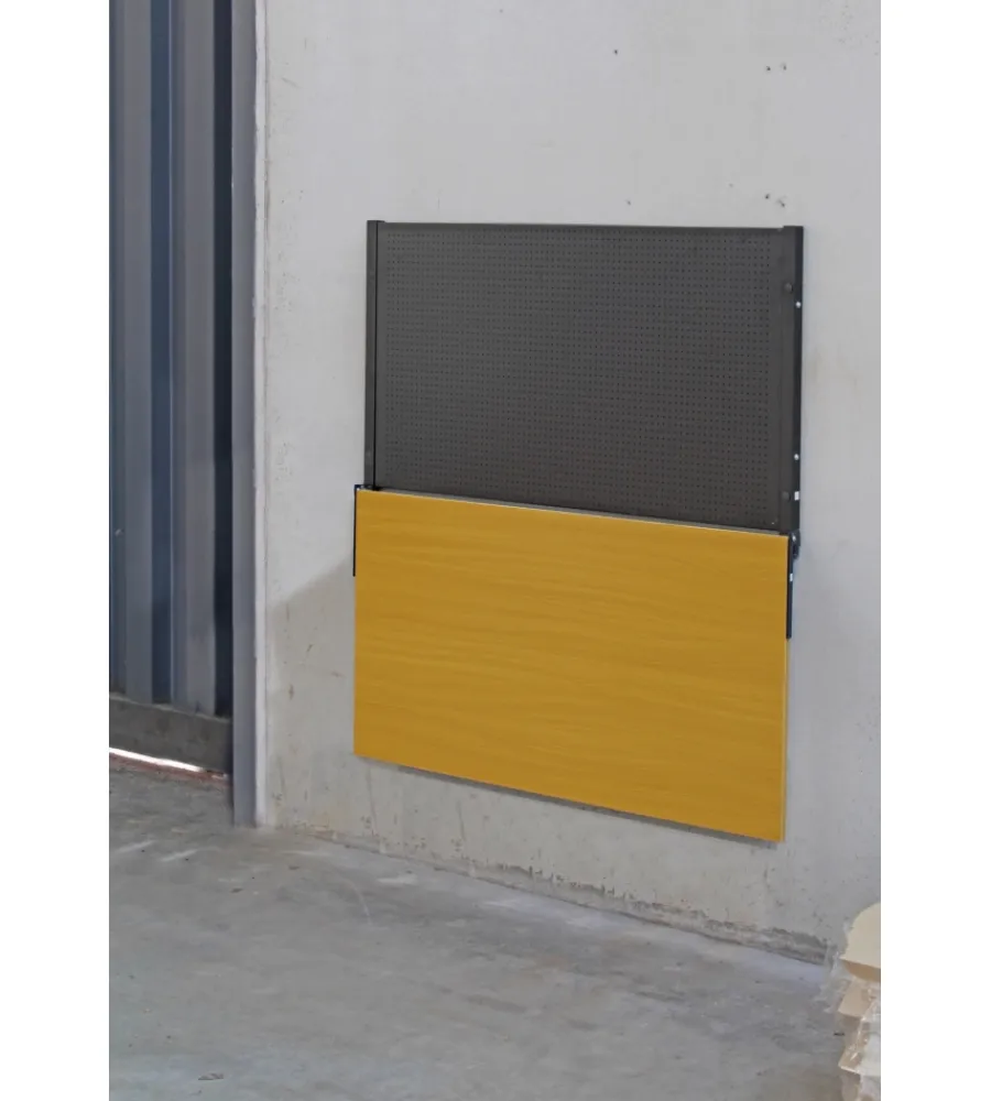 Officina E Garage-Valex Banco da lavoro richiudibile con pannello - 117x60x145 cm