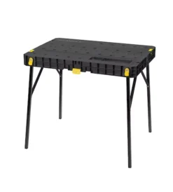 Officina E Garage-Stanley Banco da lavoro "essential" in polipropilene, 80x61x73,6 cm