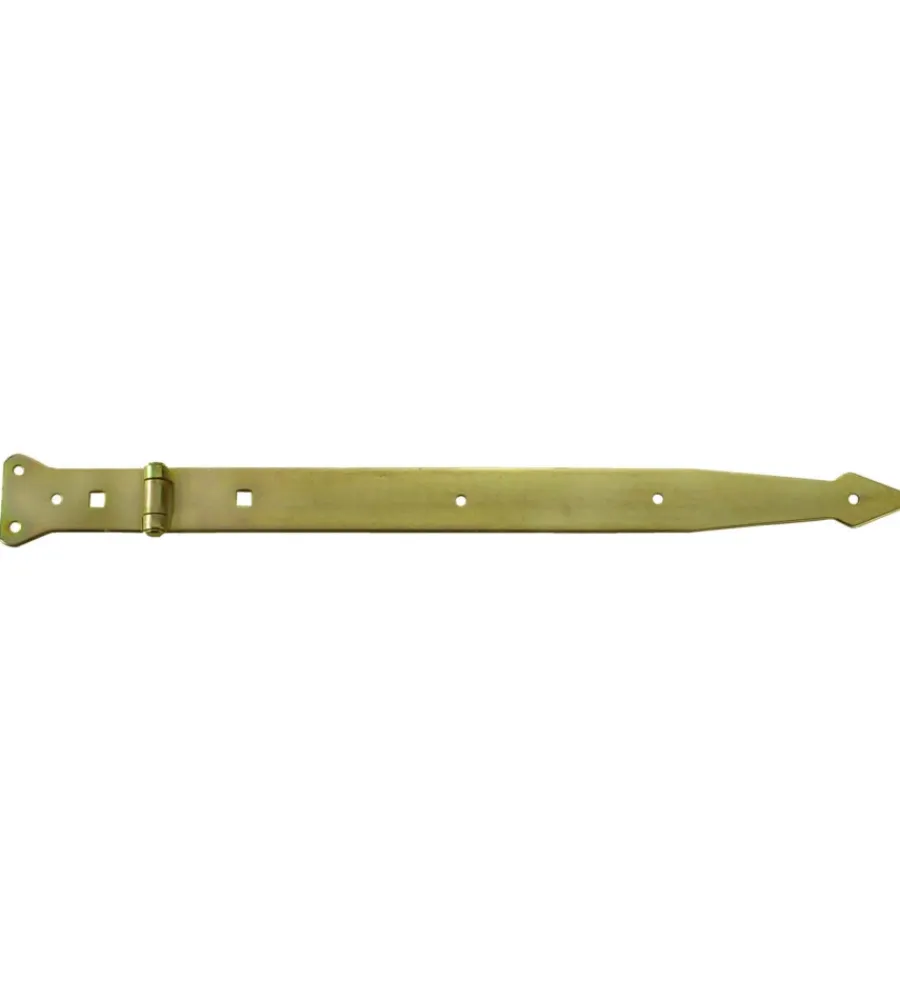 Sistemi Di Fissaggio- Bandella a cerniera, leggera 400 x 45 x 3,0 mm. - zincato giallo