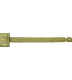 Discount Bandella con cerniera, pesante 400 x 40 x 4,0 mm. - zincato giallo Sistemi Di Fissaggio
