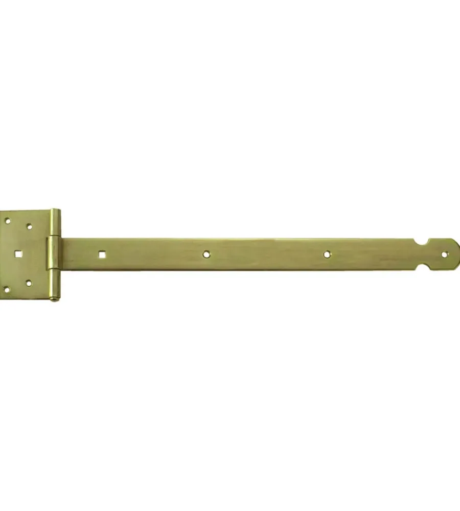 Sistemi Di Fissaggio- Bandella con cerniera, pesante 500 x 40 x 4,0 mm. - zincato giallo