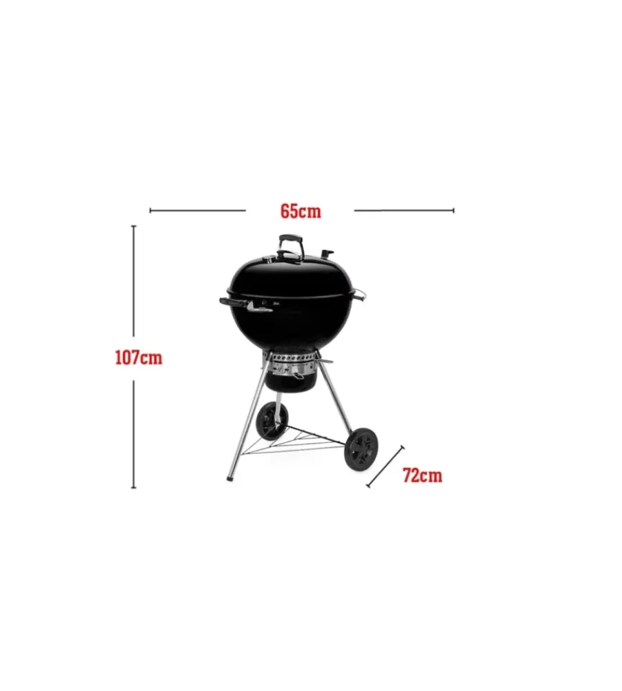 Best Barbecue a carbone "master-touch e-5750 slate" nero con griglia 57 cm Barbecue
