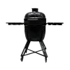 Barbecue-Barbecook Barbecue a carbonella "kamal 2.0" in ceramica nero con griglia 46 cm