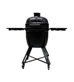 Barbecue-Barbecook Barbecue a carbonella "kamal 2.0" in ceramica nero con griglia 46 cm