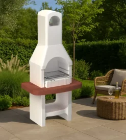 Sale Barbecue a carbonella in cemento "aruba" 88x58x179,1 cm Barbecue
