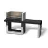 Sarom Fuoco Barbecue|Barbecue a carbonella in calcestruzzo "porto new" 160x51,5x97 cm