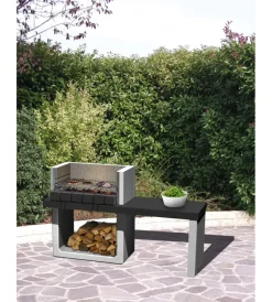 Sarom Fuoco Barbecue|Barbecue a carbonella in calcestruzzo