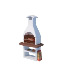 Sale Barbecue a carbonella in cemento "madrid" 90x45x212 cm Barbecue