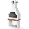 Clearance Barbecue a carbonella in calcestruzzo "monza" 88x58x197 cm Barbecue